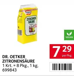 Transgourmet Dr. oetker zitronensäure Angebot