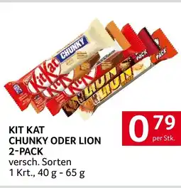 Transgourmet Kit kat chunky oder lion 2-pack Angebot