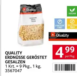 Transgourmet Quality erdnüsse geröstet gesalzen Angebot
