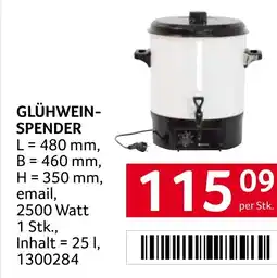 Transgourmet Glühwein- spender Angebot