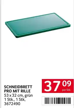 Transgourmet Schneidbrett pro mit rille Angebot