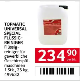 Transgourmet Topmatic universal special flüssig- reiniger Angebot