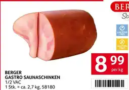 Transgourmet Berger gastro saunaschinken Angebot
