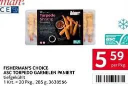 Transgourmet Fisherman's choice asc torpedo garnelen paniert Angebot