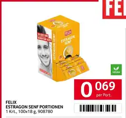 Transgourmet FELIX ESTRAGON SENF PORTIONEN Angebot