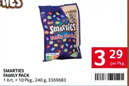 Transgourmet Smarties family pack Angebot