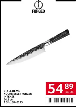 Transgourmet Style de vie kochmesser forged intense Angebot