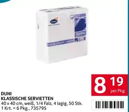 Transgourmet Duni klassische servietten Angebot