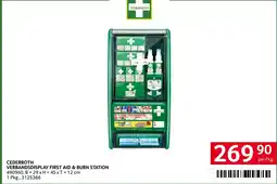 Transgourmet Cederroth verbandsdisplay first aid & burn station Angebot