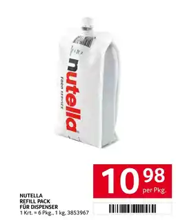 Transgourmet Nutella refill pack für dispenser Angebot