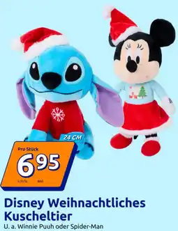 Action Disney Weihnachtliches Kuscheltier Angebot