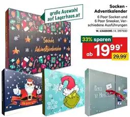 Lagerhaus Socken - Adventkalender Angebot