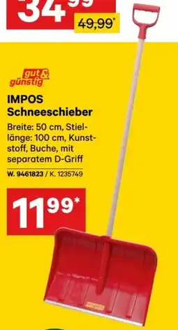 Lagerhaus IMPOS Schneeschieber Angebot