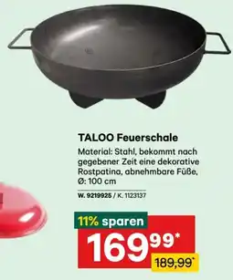 Lagerhaus TALOO Feuerschale Angebot