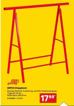 Lagerhaus IMPOS Klappbock Angebot