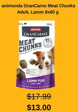 Fressnapf animonda GranCarno Meat Chunks Adult, Lamm Angebot