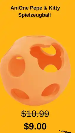 Fressnapf AniOne Pepe & Kitty Spielzeugball Angebot