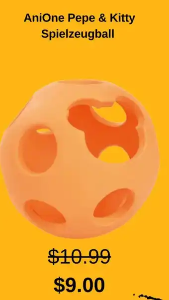 Fressnapf AniOne Pepe & Kitty Spielzeugball Angebot