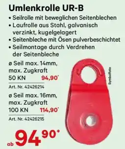 Lagerhaus Umlenkrolle UR-B Angebot