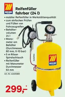 Lagerhaus Reifenfüller fahrbar Angebot