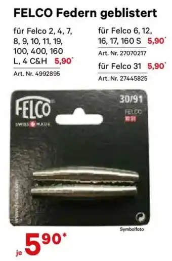 Lagerhaus FELCO Federn geblistert Angebot