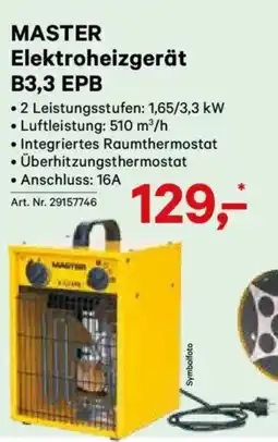 Lagerhaus MASTER Elektroheizgerät B3,3 EPB Angebot