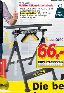Zgonc Multifunktions-Arbeitsbock Angebot