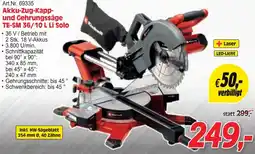 Zgonc Akku-Zug-Kapp- und Gehrungssäge TE-SM 36/10 L Li Solo Angebot