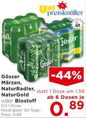 Märzen, NaturRadler, NaturGold oder BioStoff Unimarkt