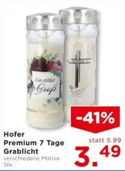Unimarkt Premium 7-Tage Grablicht versch. Motive Unimarkt Angebot