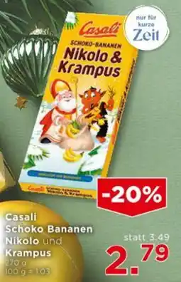 Unimarkt Casali Schoko Bananen Nikolo und Krampus Angebot