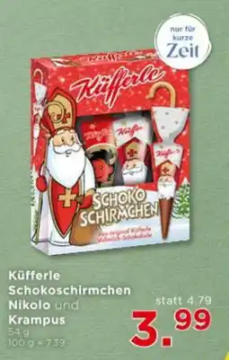 Unimarkt Küfferle Schokoschirmchen Nikolo und Krampus Angebot