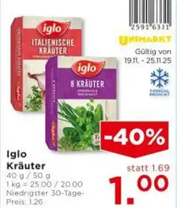 Unimarkt Iglo Kräuter Angebot