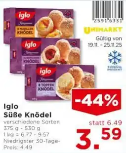 Unimarkt Iglo süße knödel Angebot