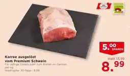 Unimarkt Karree ausgelöst vom Premium Schwein Unimarkt Angebot