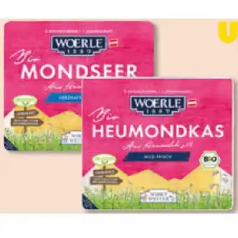 Bio Käsescheiben versch. Sorten Unimarkt