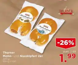 Unimarkt Thurner Mohn- und Nusskipferl 2er Angebot