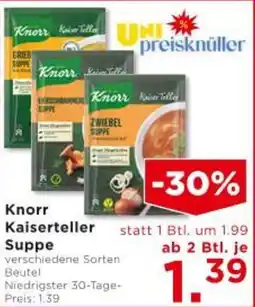 Unimarkt Knorr Kaiserteller Suppe Angebot
