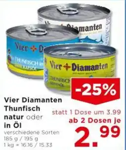 Unimarkt Vier Diamanten Thunfisch natur oder in Öl Angebot