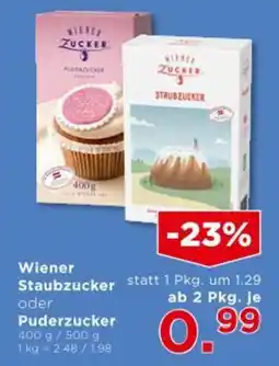 Unimarkt Wiener Staubzucker oder Puderzucker Angebot