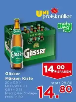 Unimarkt Gösser Märzen Kiste Angebot