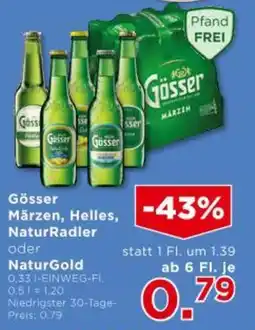 Unimarkt Gösser Märzen Helles NaturRadler oder NaturGold Angebot