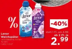 Unimarkt Lenor Weichspüler Angebot