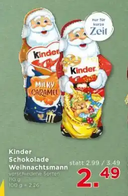 Unimarkt Kinder Schokolade Weihnachtsmann Angebot