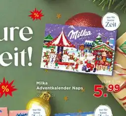 Unimarkt Milka Adventkalender Naps Angebot