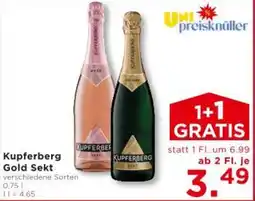 Unimarkt Kupferberg Gold Sekt Angebot