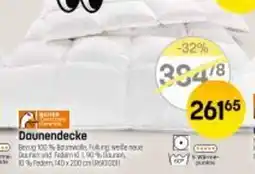 Reiter Daunendecke Angebot
