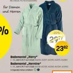 Reiter Bademantel Hermine Angebot