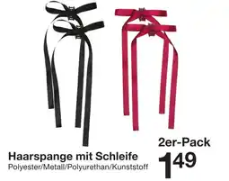 Zeeman Haarspange mit Schleife Angebot