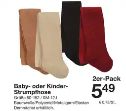 Zeeman Baby- oder Kinder- Strumpfhose Angebot